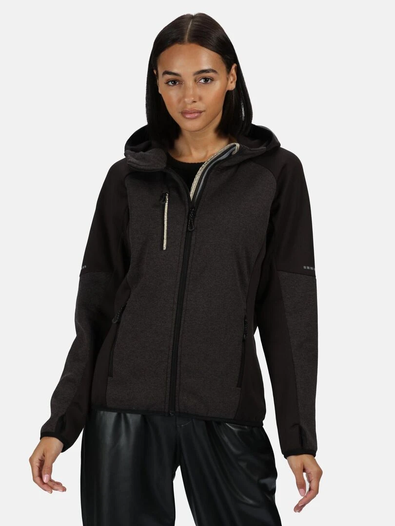 Regatta   Veste polaire X PRO COLDSPRING   Gris Noir Noir