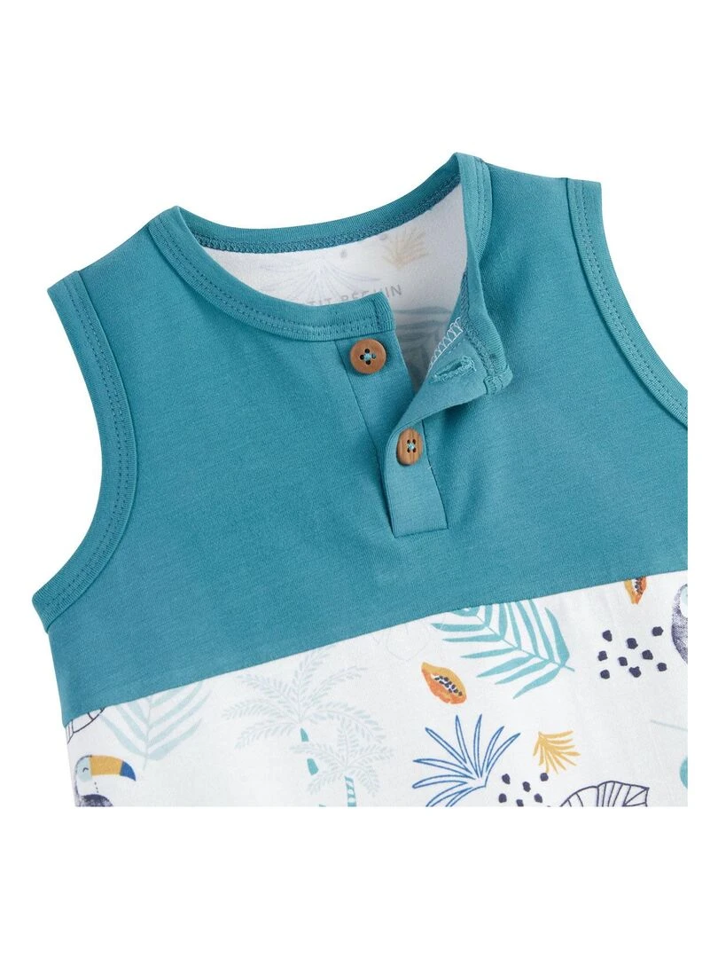 Barboteuse bébé Athi   Bleu