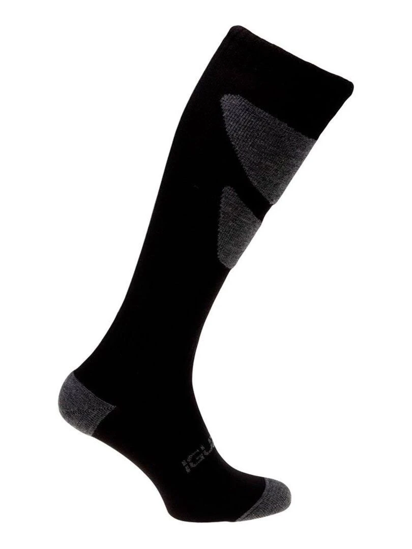 Iguana Chaussettes de ski PREDO Noir Gris Noir