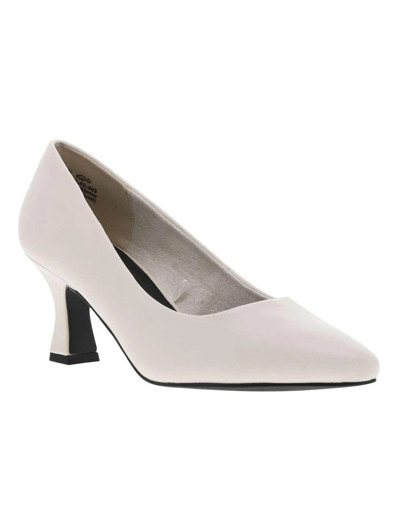 MARCO TOZZI Escarpins talon décroché moyen Blanc cassé