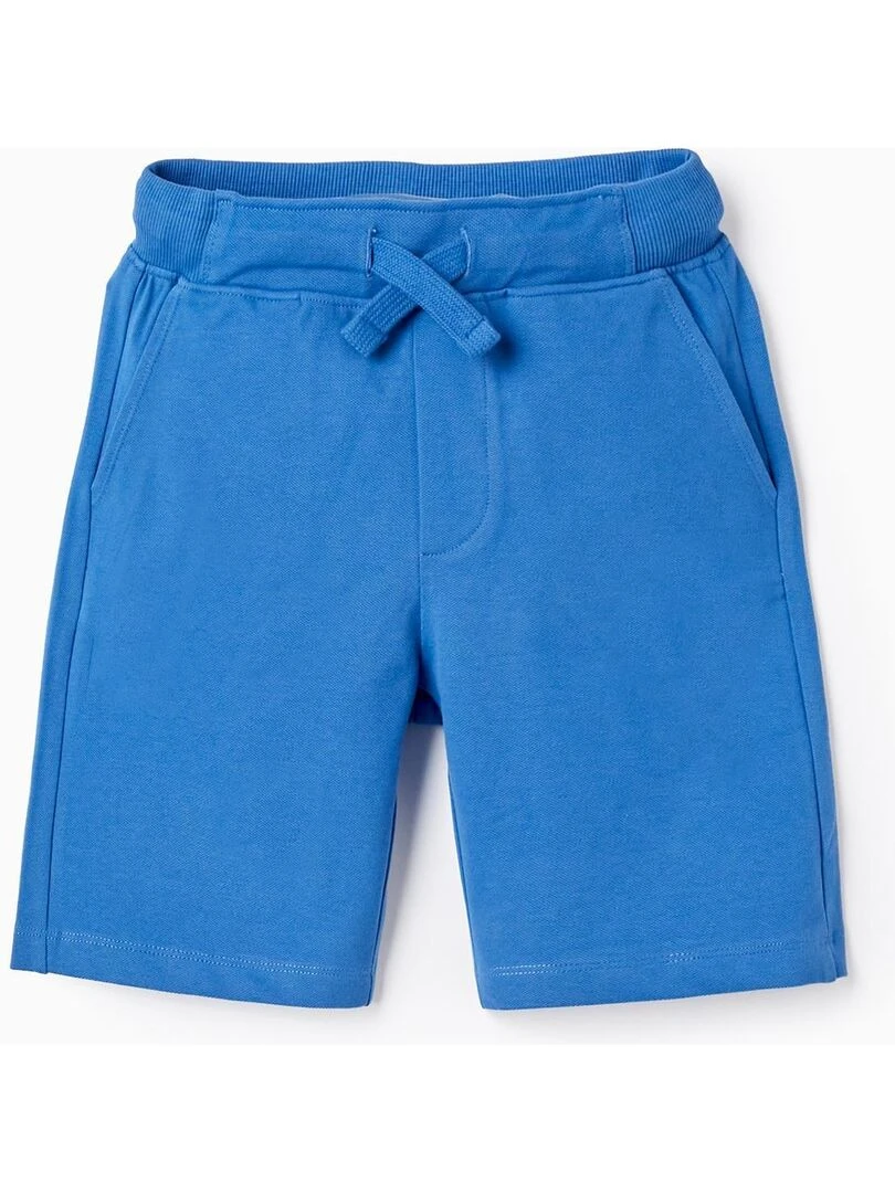 Short En Piqué De Coton Pour Garçon PICASSO Bleu