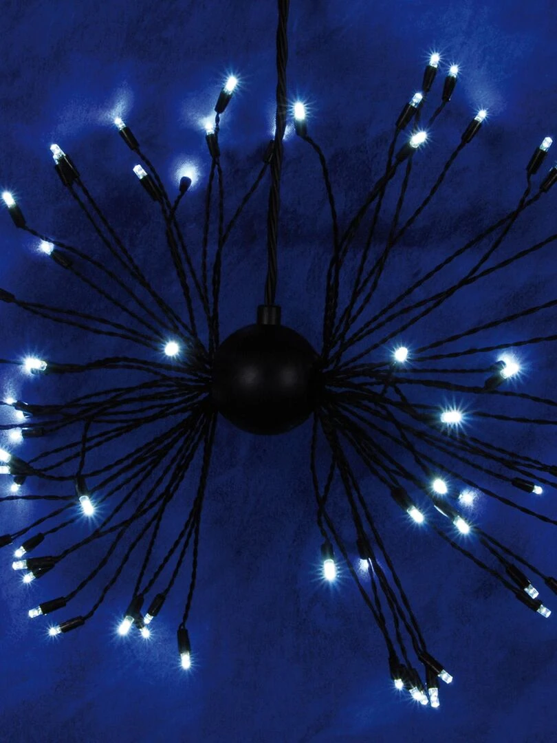 Boule guirlande a led Bleu