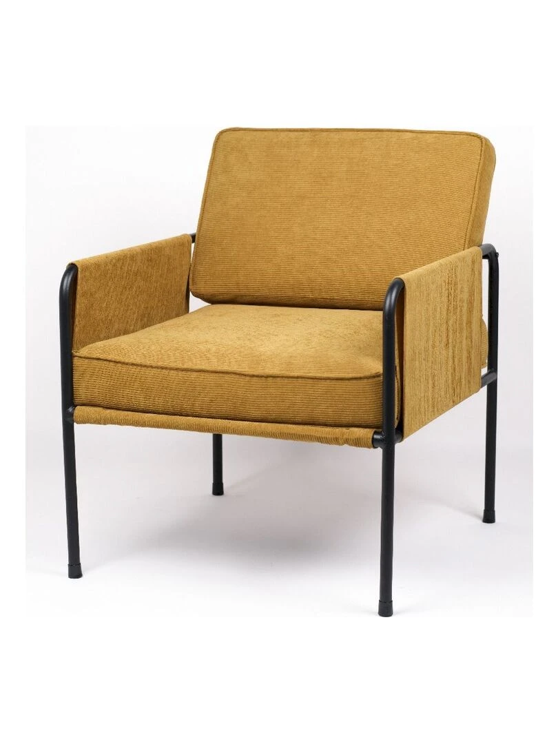 Fauteuil en tissu 'COZY' 'TODAY'   Marron