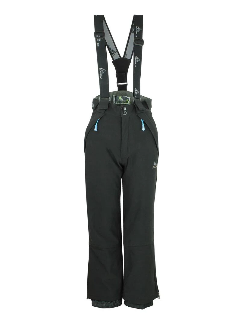 Pantalon de ski softshell garçon ECASHELL PEAK MOUNTAIN Noir Noir