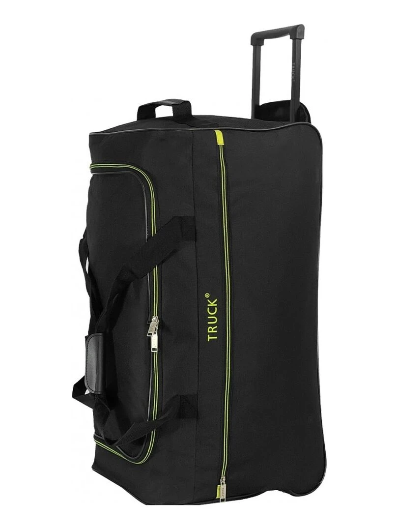 Sac de voyage avec roulettes 64L polyester taille M 65 Noir
