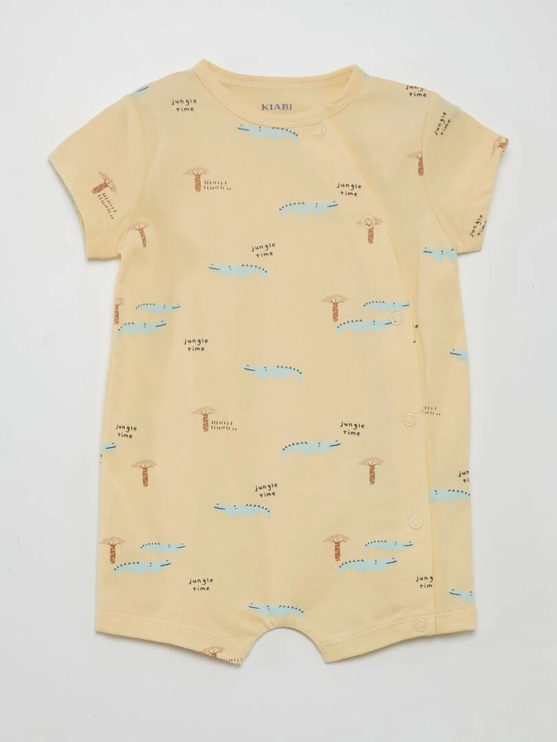 Lot de pyjama dors bien 2 pièces Jaune