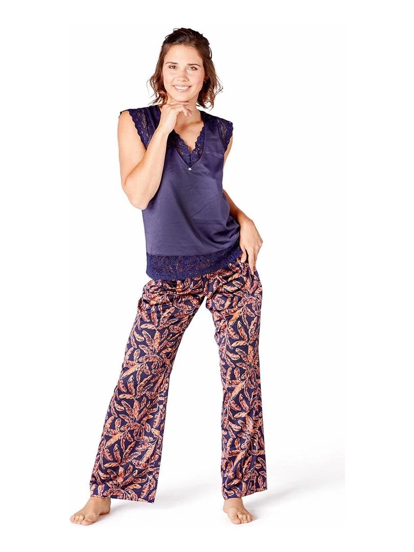 Pyjama YAOUNDE   Camille Cerf & Pomm'Poire   Bleu