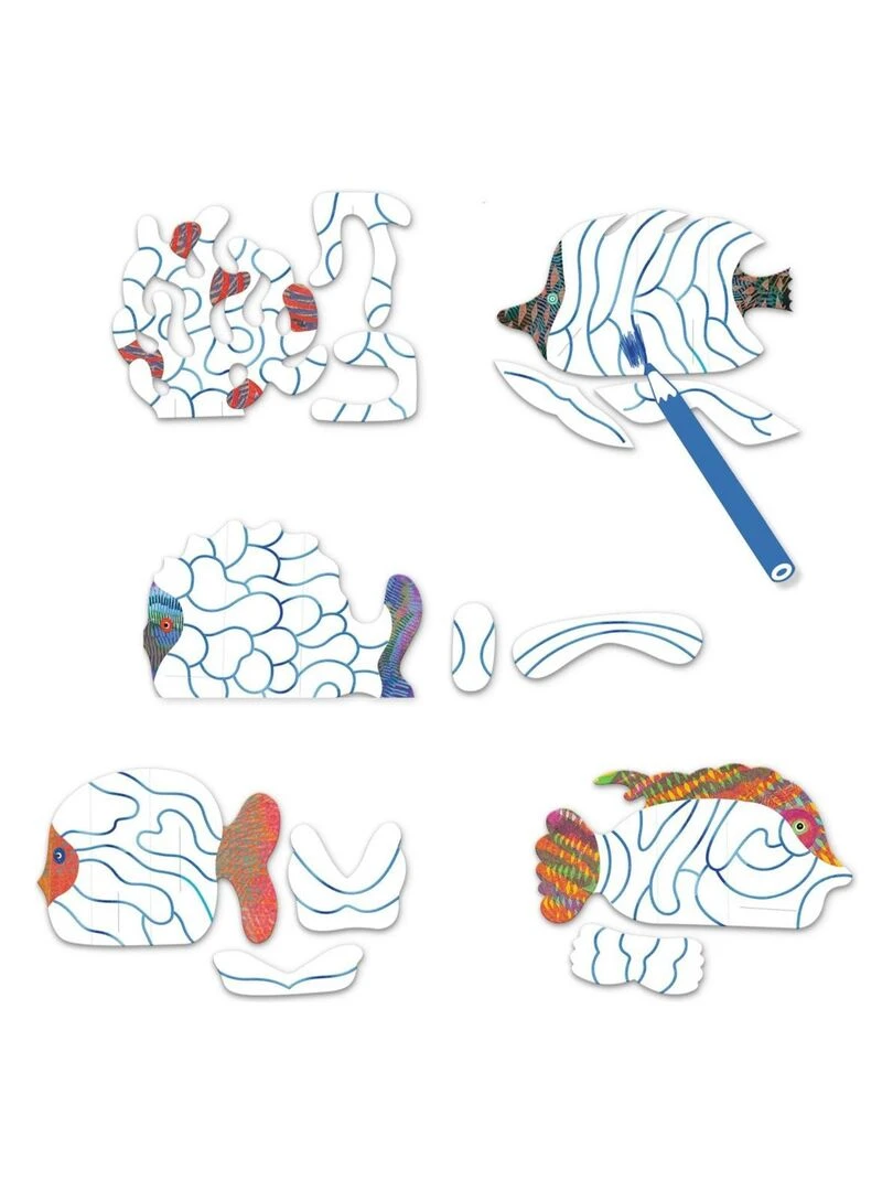 Créer avec du papier Sous les ondes   N/A