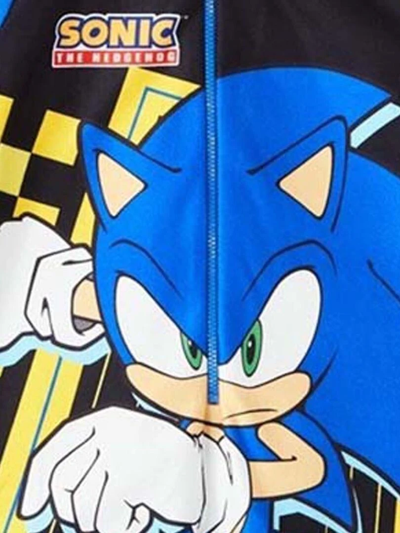 Sonic   Combinaison garçon imprimé Sonic   Bleu marine