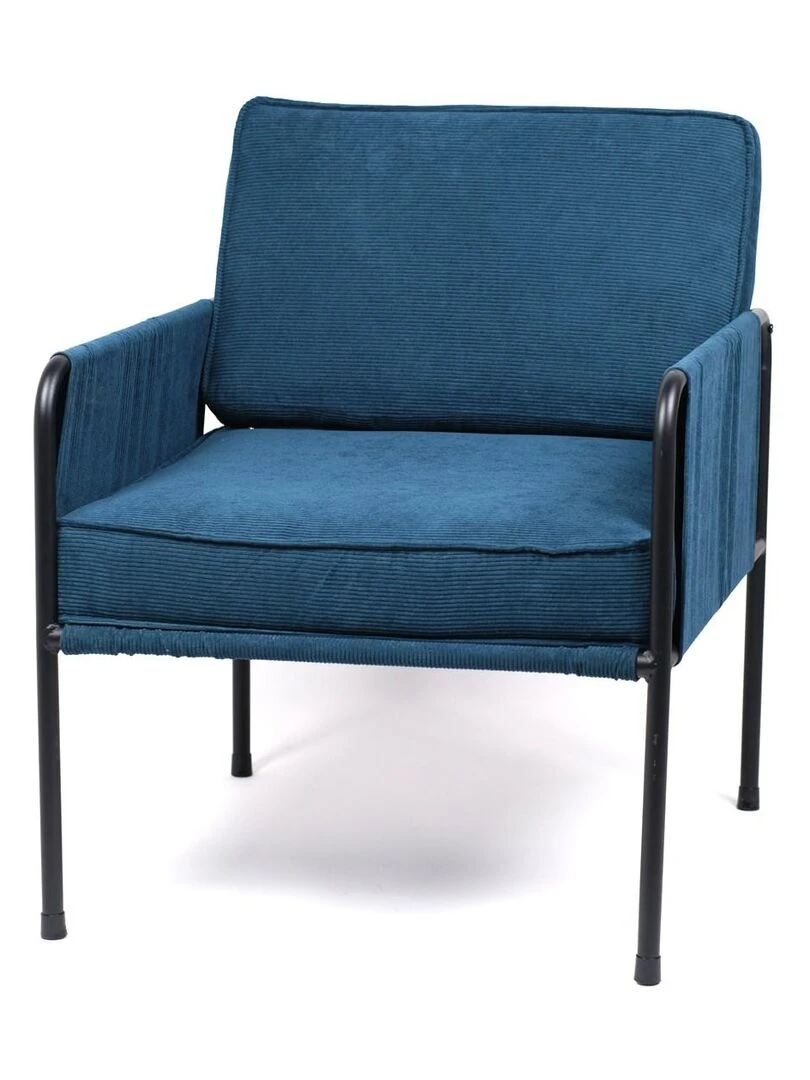 Fauteuil en tissu 'COZY' 'TODAY' Bleu