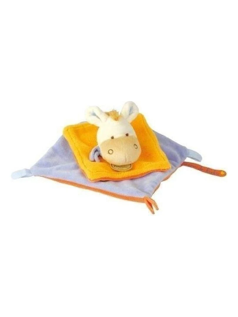 doudou Doudou et compagnie Ane Bleu DC2288 Graine de doudou plat Bleu
