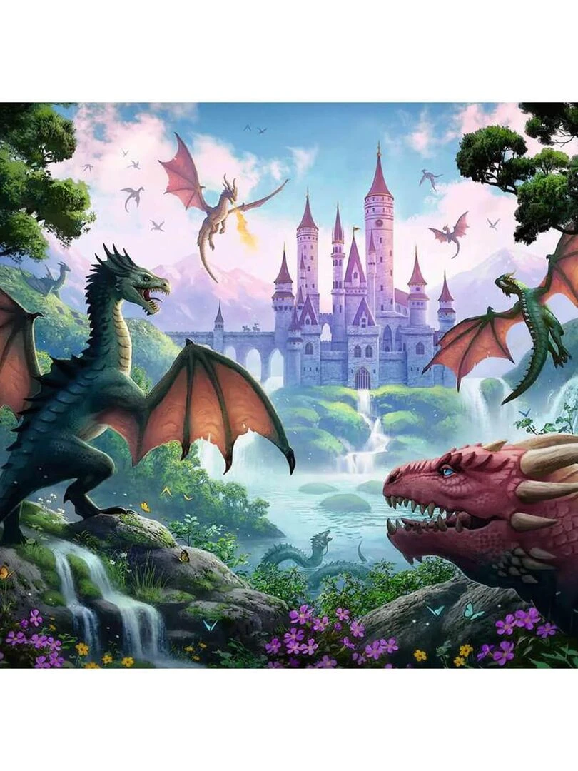 Puzzle 300 pièces XXL : Dragon magique N/A