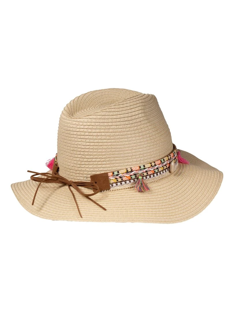 Isotoner Chapeau Fedora Lien Brésilien Multicolore