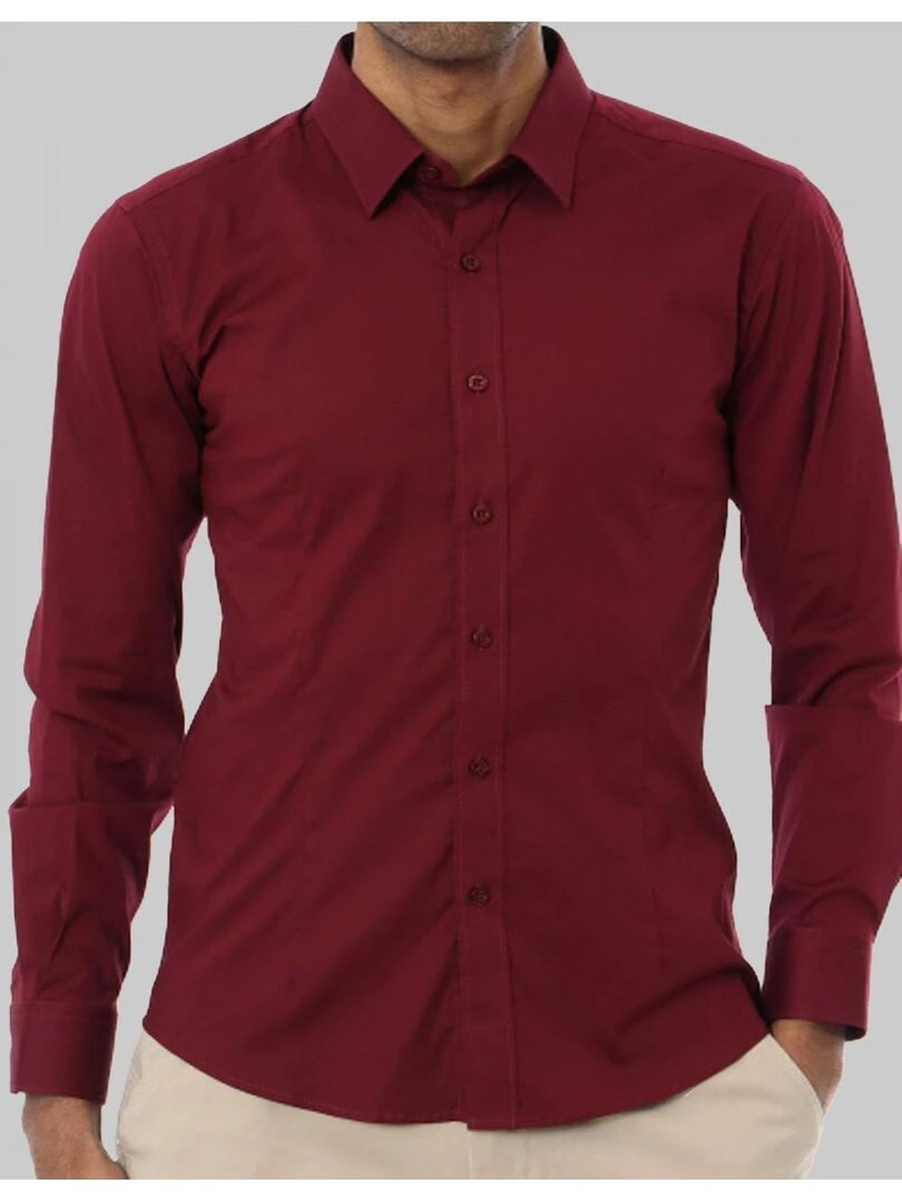 Chemise Kebello Bordeaux