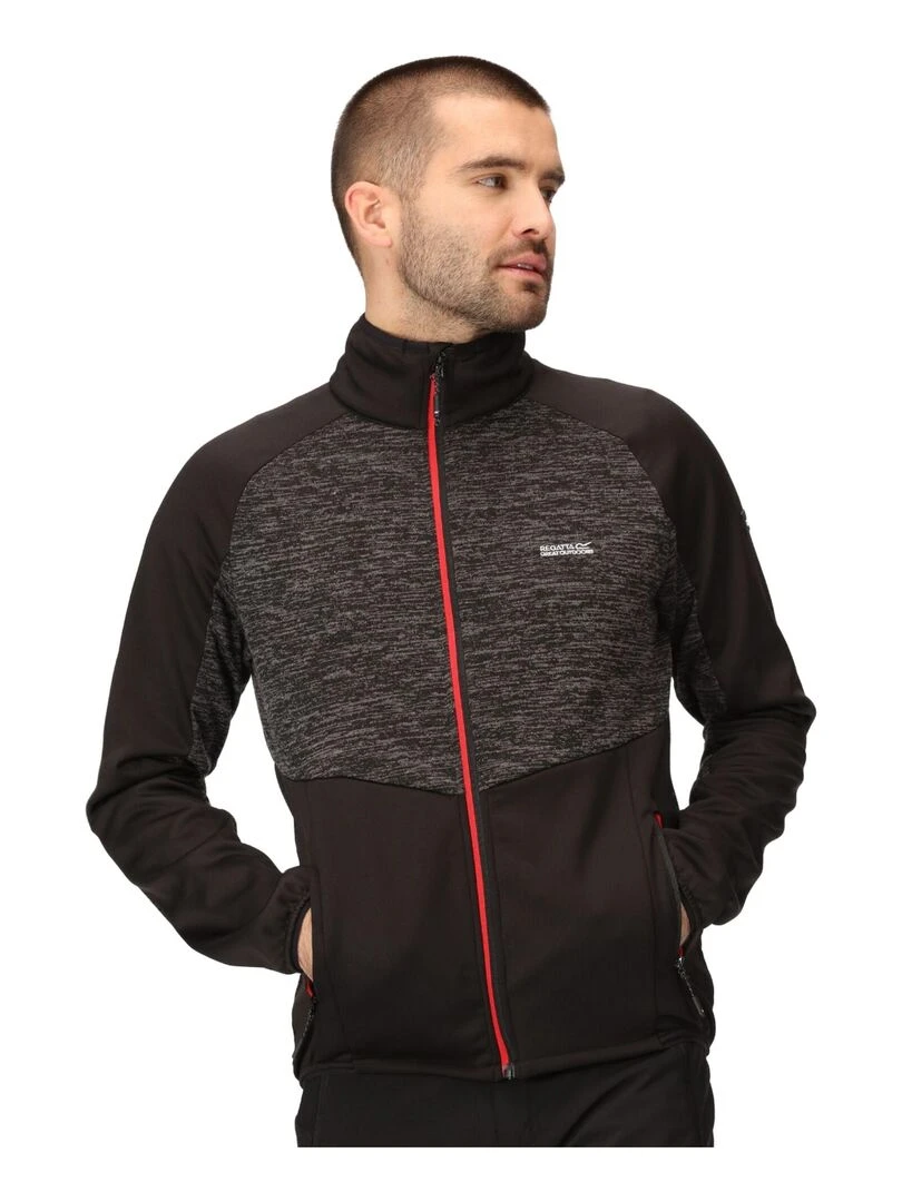 Regatta   Veste polaire COLADANE   Noir Rouge Noir