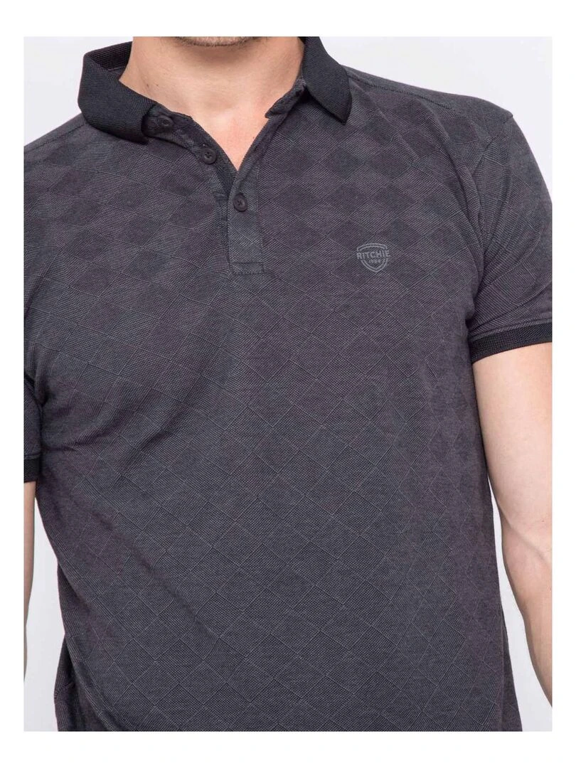 Polo pur coton PIBILOK   Noir