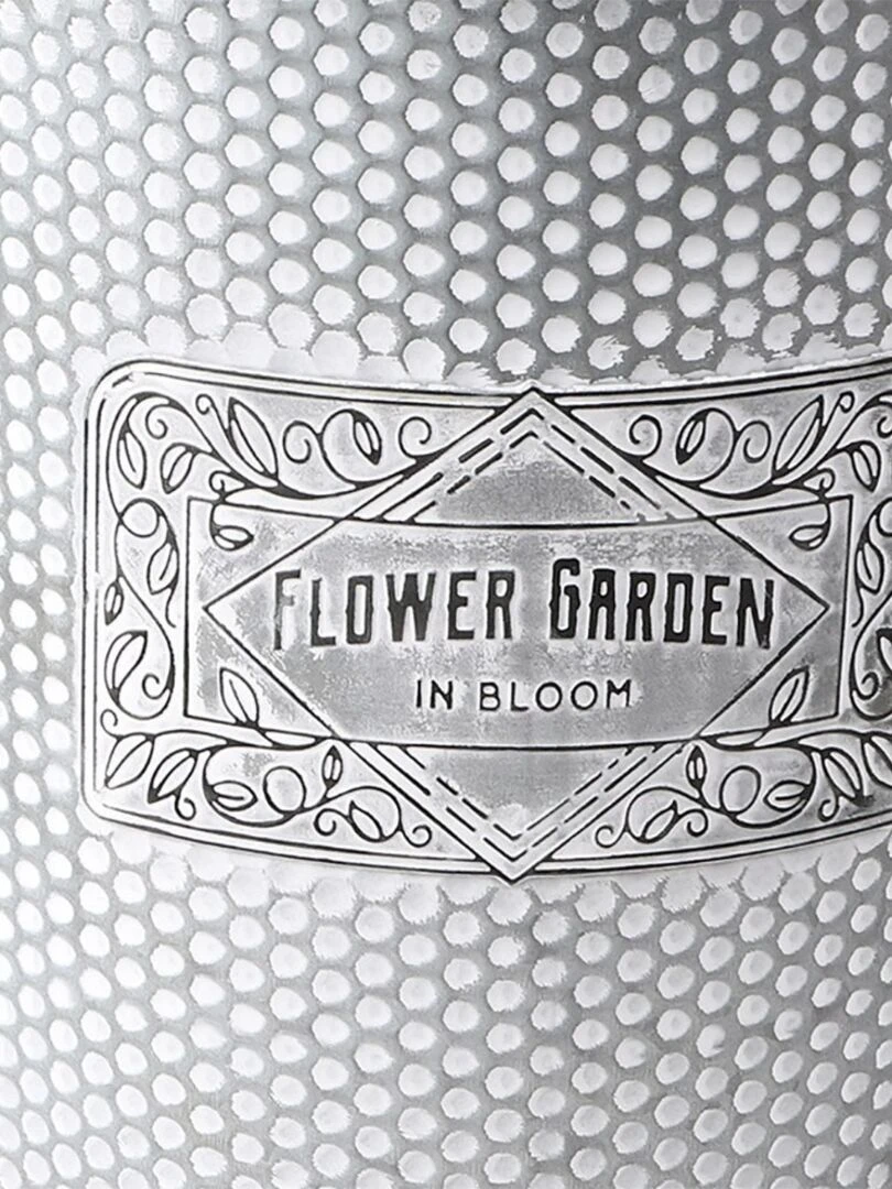 Lot de 3 cache pots seau métal Bloom Gris