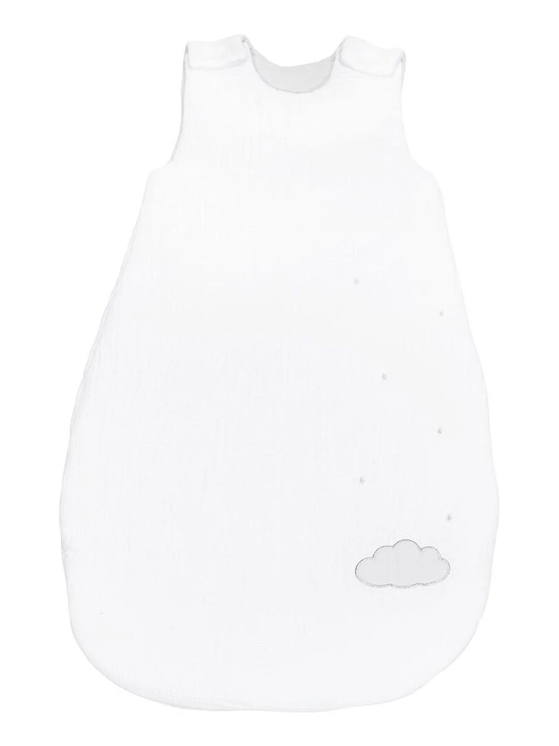 Gigoteuse en coton SAUTHON Blanc Gris