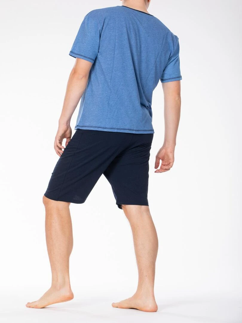 Pyjashort coton PYJA8 'Rica Lewis'   Bleu