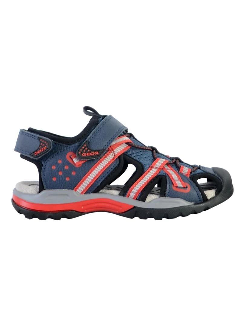 Sandale Cuir Enfant Geox Borealis Bleu