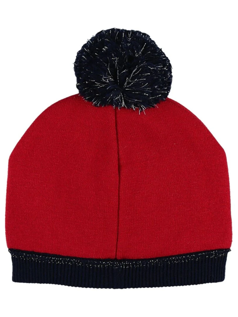 Bonnet tricot et   Noukie's   Rouge