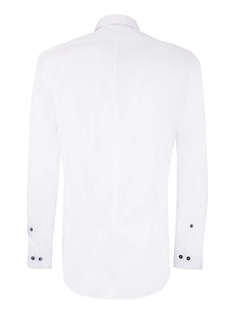 Chemise cintrée double boutonnage DOTTIO   Blanc