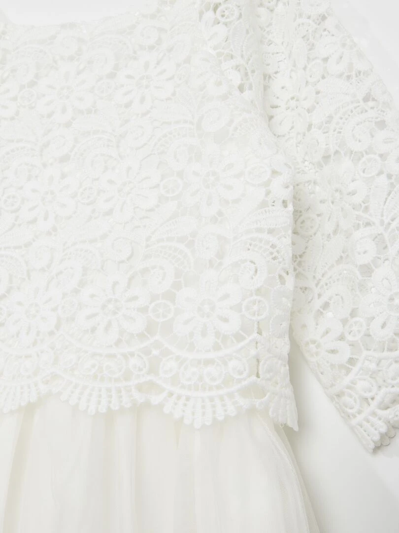 Robe de cérémonie blanc