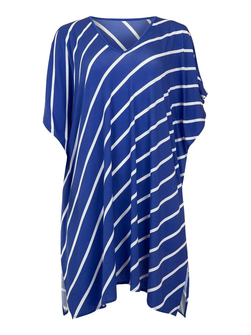 Caftan de plage Rhodes   Bleu