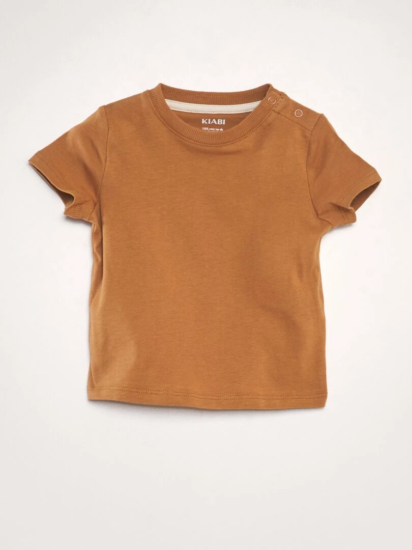 Ensemble salopette + short   2 pièces   Beige/blanc