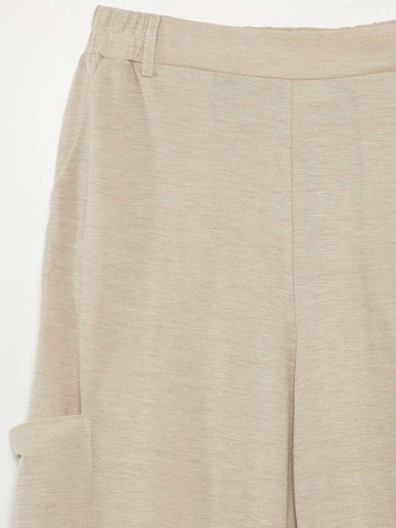 Pantalon large fluide 'JDY'   Beige