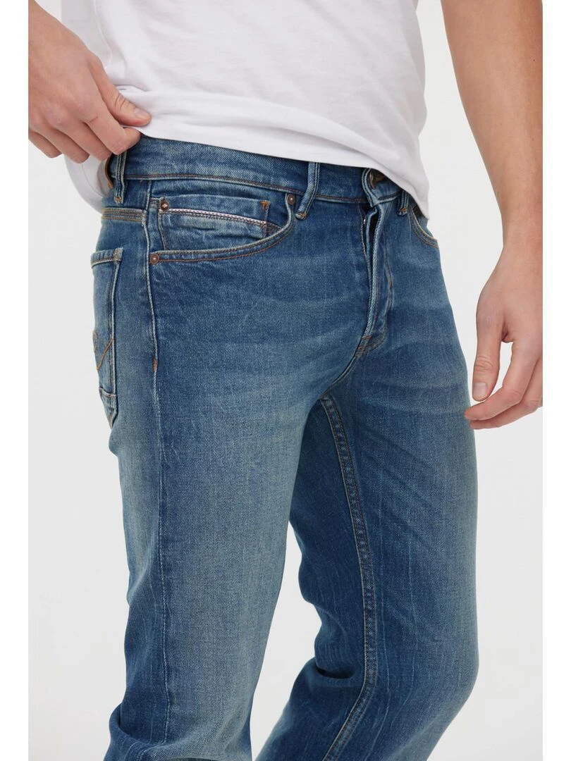 Lee Cooper   Jean coton straight JEEP   Bleu