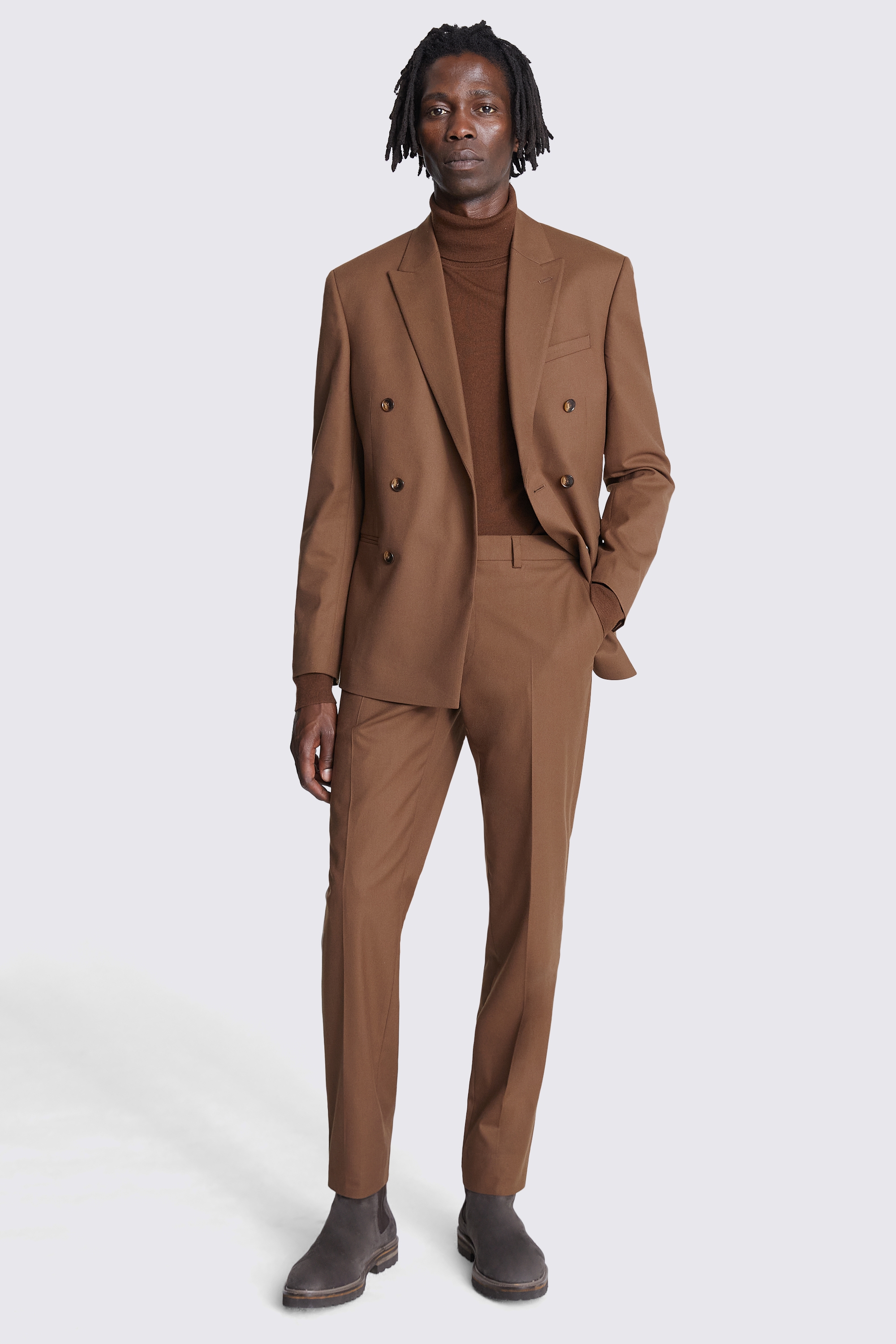 Tailored Fit Blue Check Performance Jacket    Buy Online at Moss