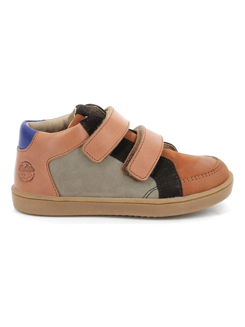 Sneakers hautes Cuir Woucikro Marron