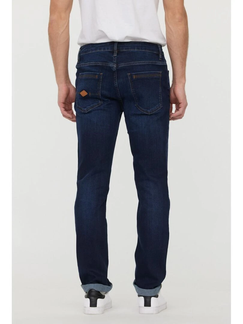 Lee Cooper   Jean coton straight 122Z   Bleu foncé