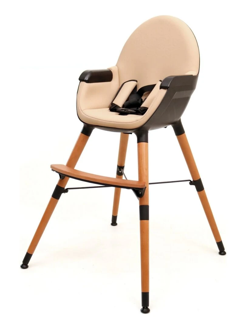 AT4   Chaise haute 3 hauteurs CONFORT   Marron caramel