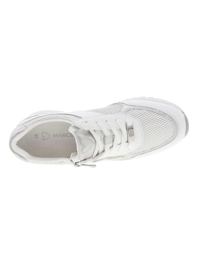 MARCO TOZZI   Baskets basses talon compensé haut   Blanc