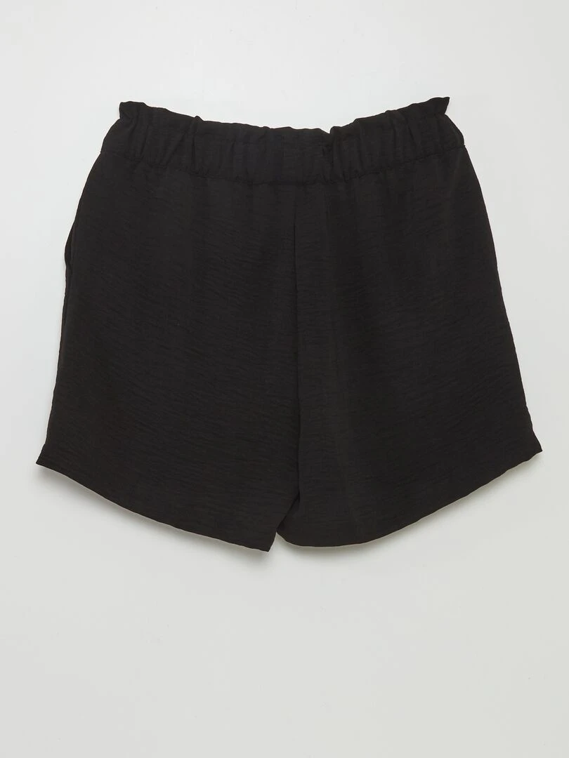 Short fluide 'JDY' noir