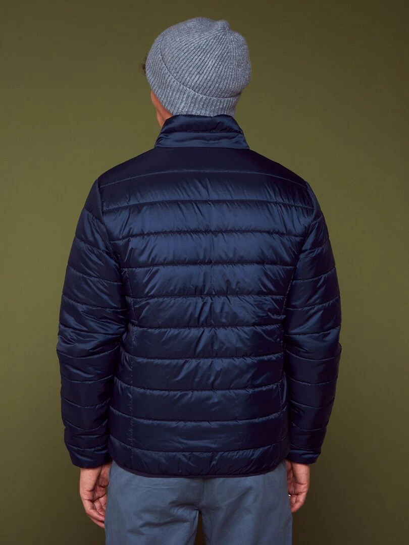 Doudoune en bouteilles recyclées   Marine