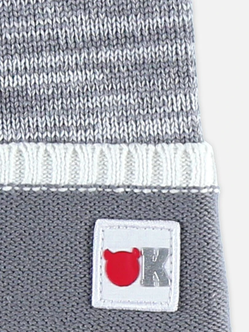 Bonnet en tricot    Noukie's   Gris