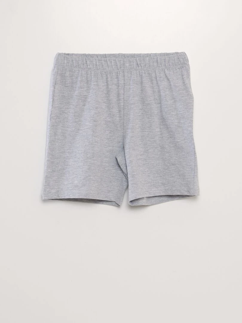 Pyjama court   Imprimé 'Naruto'   2 pièces   Kaki