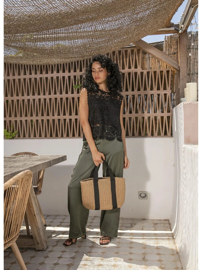 Petit sac de plage DL HELOISE   Beige