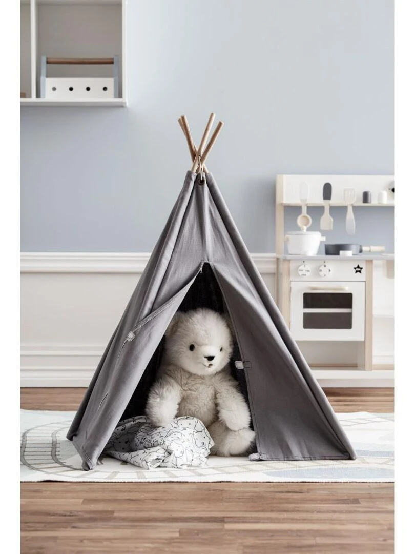 Tente tipi mini grise   Kids Concept   N/A