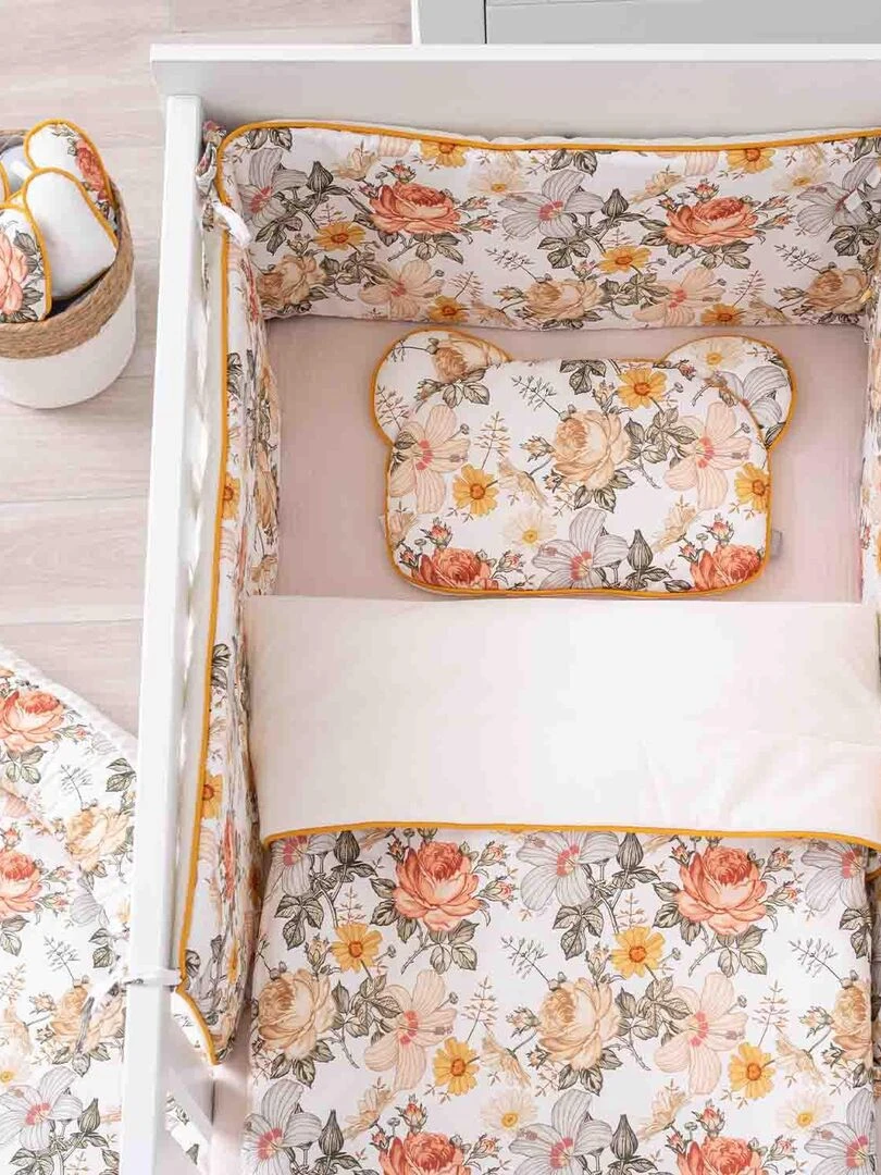 Couverture bébé réversible Néo Vintage Multicolore
