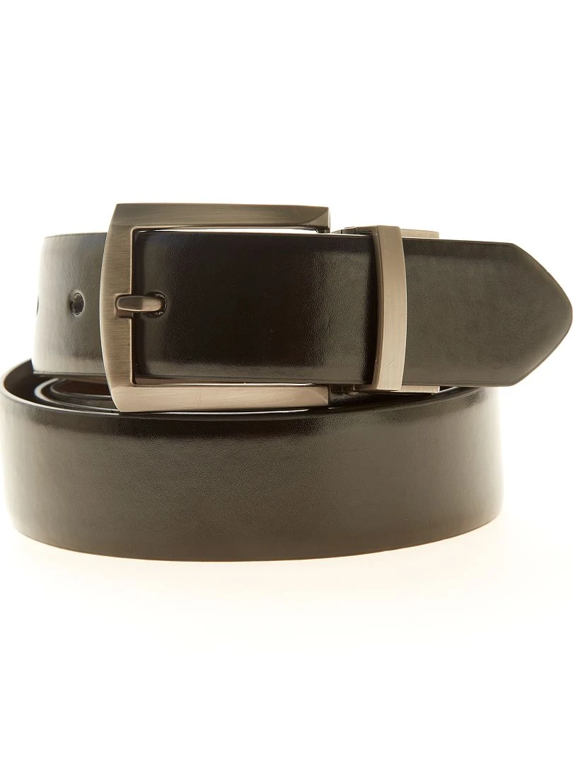 Ceinture réversible noir/marron