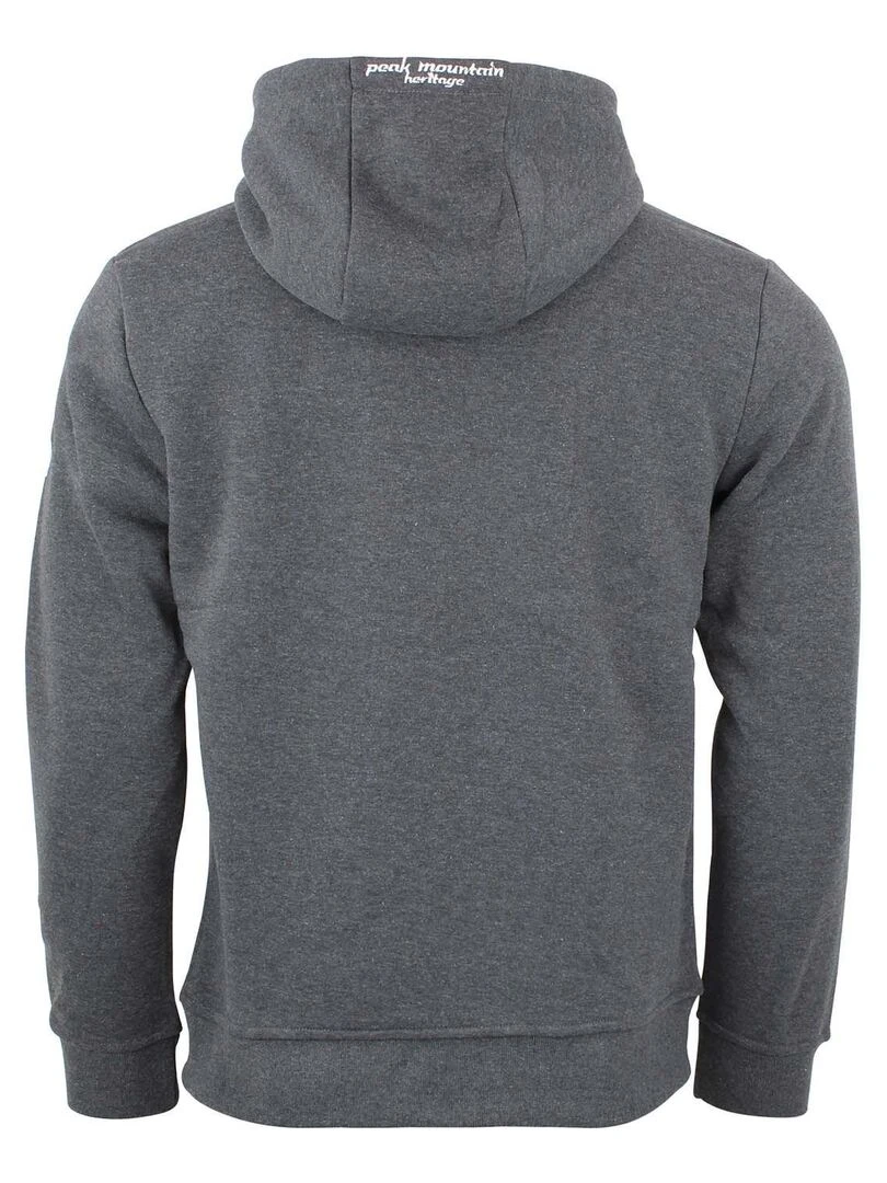Sweat à capuche homme CORENTIN PEAK MOUNTAIN Gris