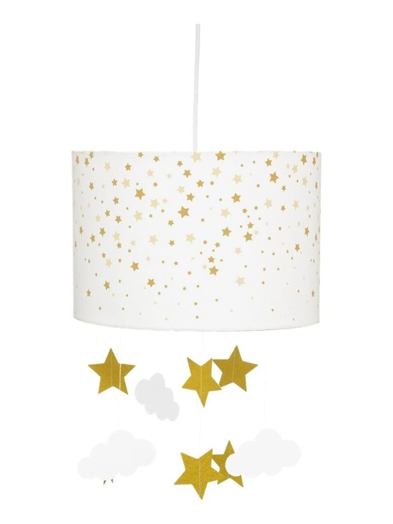 Suspension blanc et ocre Blanc