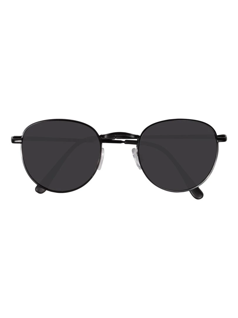 Lunettes de soleil mixte Metallique Noir Noir