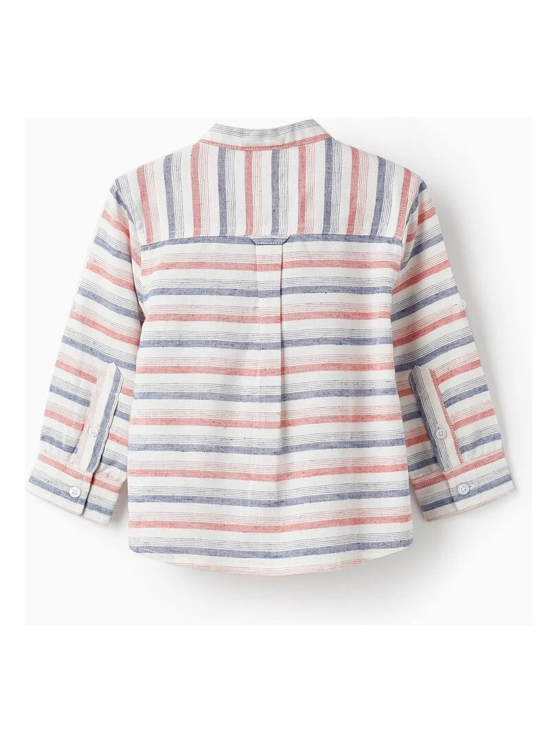 Chemise à Rayures pour Bébé Garçon manches longues ATLANTIC COMPANY Rouge