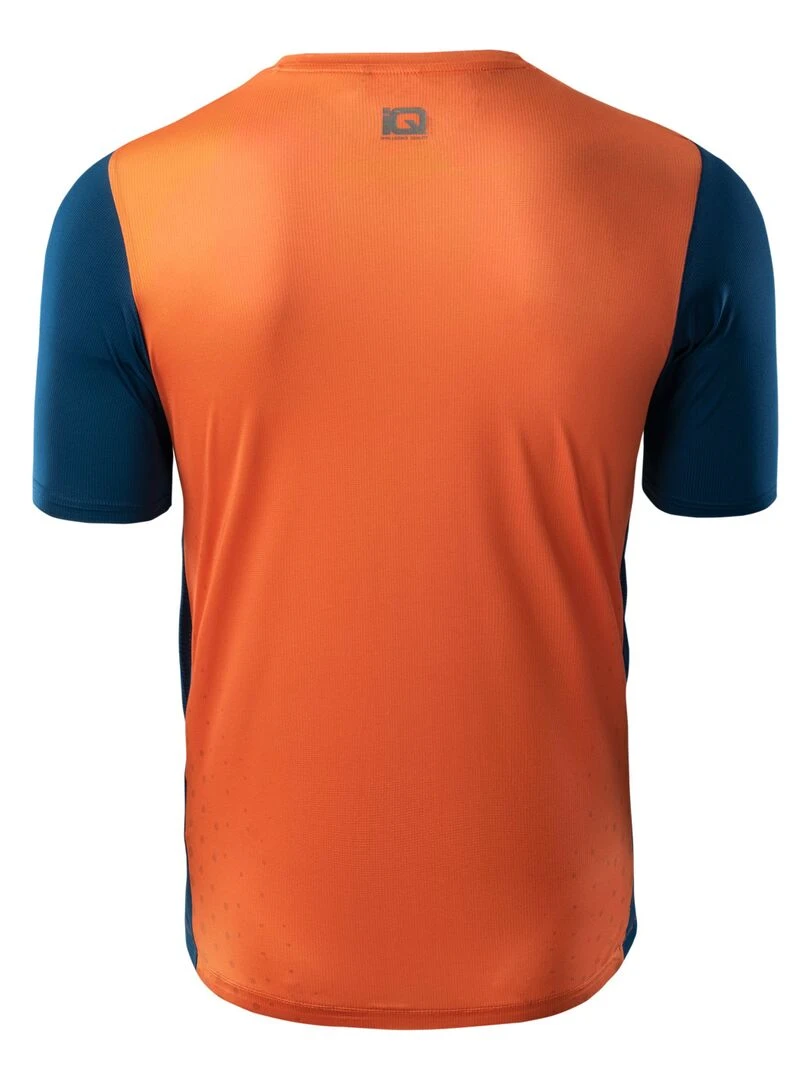 IQ   T shirt CROSS THE LINE TREILO   Bleu Orange