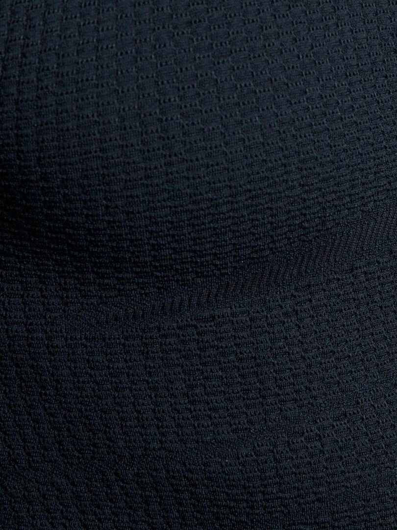 T shirt col zippé Energy Thermolactyl 4 homme   DamartSport   Noir